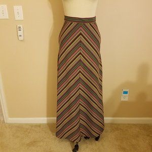Vintage 1970s A Line Maxi Skirt